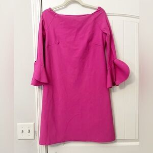 Chiara Boni La Petite Robe Pink Flutter Sleeve Dress